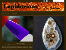 Tablet Screenshot of lapidarious.com